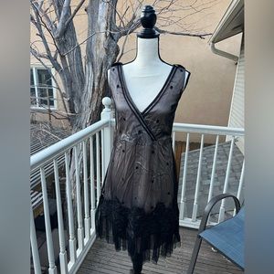 Black lace dress, size 2